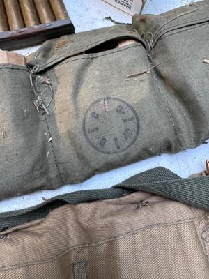 Ammo Box with Ammo Belts and Blanks