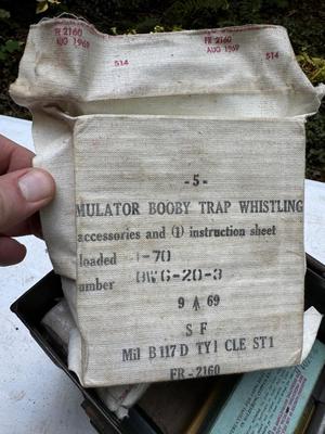 Ammo Box with Fuses, Igniters, Simulator Booby Traps