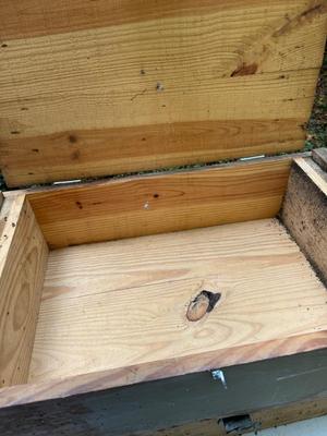 Wooden Explosives Crate with Lid