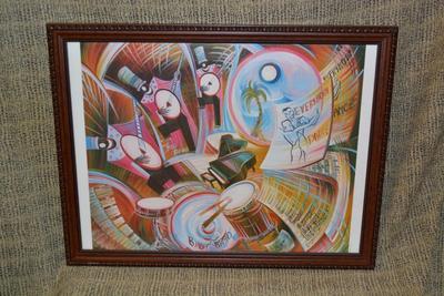 Framed ‘Big Band’ Everybody Dance Shenandoah 1982 Print 553/700