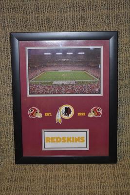 Framed & Matted Redskins 2012 NFL Wall Art 18”x14”