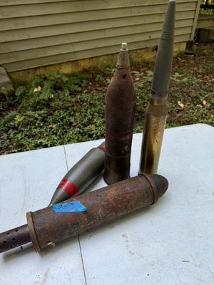 Vintage Mortar Heads and Shell Casings #207