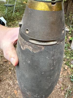 LARGE Mortar Shell Casing #215