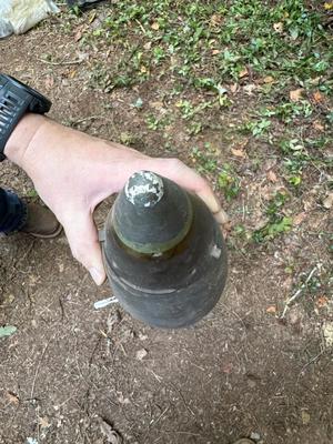 LARGE Mortar Shell Casing #215