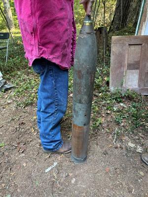 LARGE Mortar Shell Casing #215