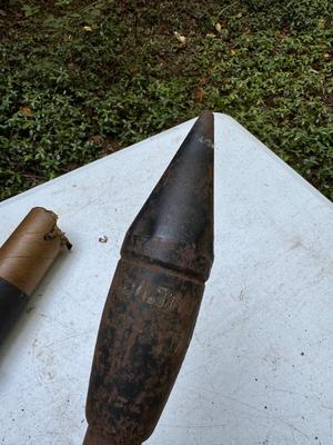 Mortar and Shell Casing, Missile w Case