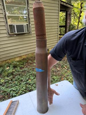 LARGE Mortar Shell Casing #218