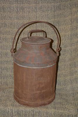 Antique/Vintage 2 Gallon Milk Jug w/ Lid 16”x9”