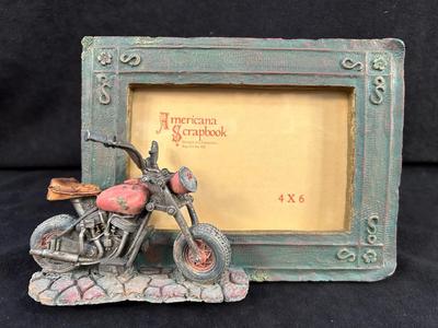 Lot 67. Motorcycle Picture Frame
