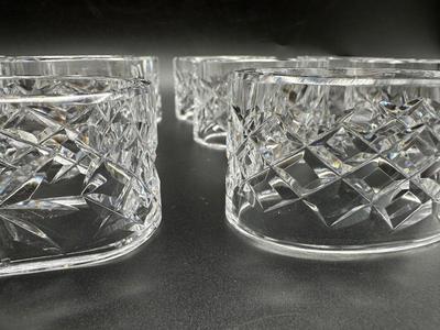 WATERFORD Crystal Napkin Rings (12)