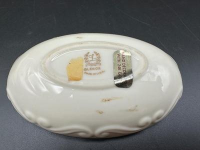 LENOX Egg Celtic Style Trinket Box Ivory With 24K Gold Trim