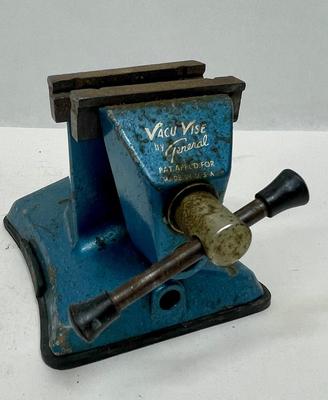Vacu Vise by General, Portable Suction Hobby Vise V-Groove 2-1/2” Jaw