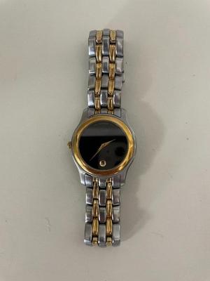 Vintage Movado Museum Unisex Two-Tone Quartz Bracelet Watch