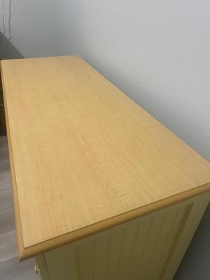 Yellow Wooden Dresser