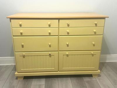 Yellow Wooden Dresser