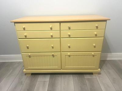Yellow Wooden Dresser