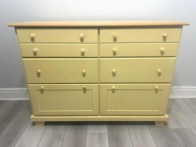 Yellow Wooden Dresser