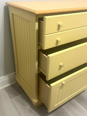 Yellow Wooden Dresser
