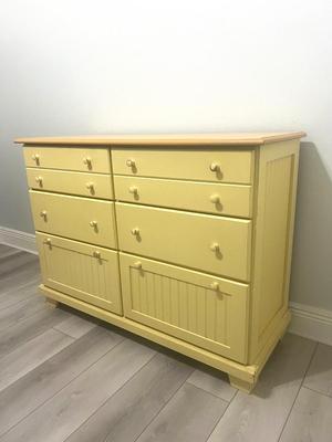 Yellow Wooden Dresser