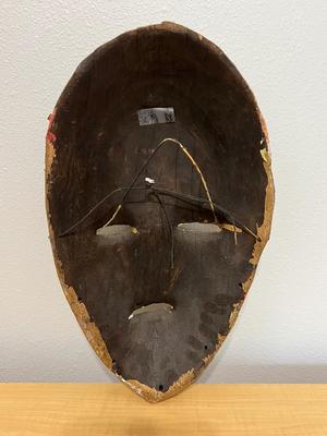 Large Carved Wood African Mask