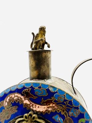Hand Crafted Tibet Cloisonne Decorative Tea