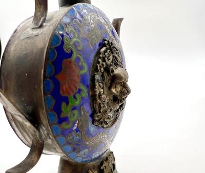 Hand Crafted Tibet Cloisonne Decorative Tea