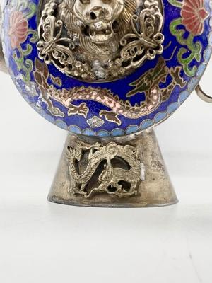 Hand Crafted Tibet Cloisonne Decorative Tea