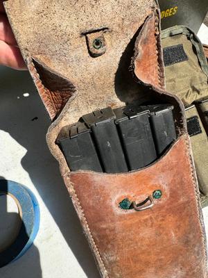 Ammo Box with Belt, Magazines and Pouches #2