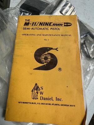 Ammo Box with Pistol Parts and Manual #3