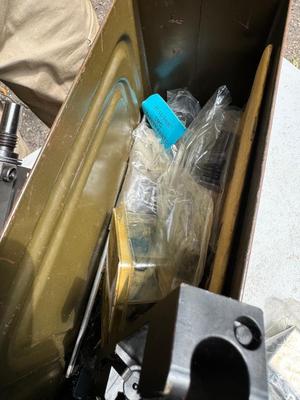 Ammo Box with Pistol Parts and Manual #3