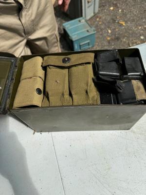 Ammo Box with Clips and Pouches # 12