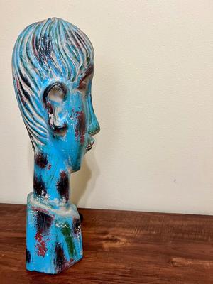 Large Boy Head Sculpture