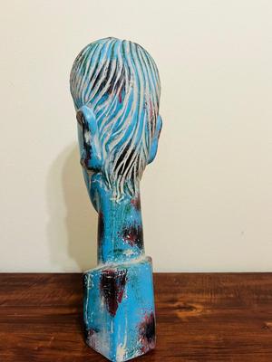 Large Boy Head Sculpture