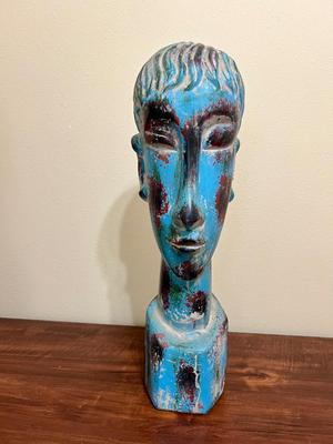 Large Boy Head Sculpture