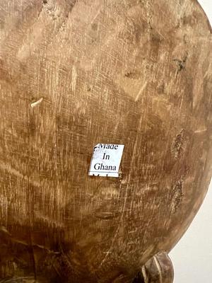 GHANA Carved Wood Half Person