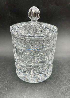 Lidded Crystal Candy Jar Dish