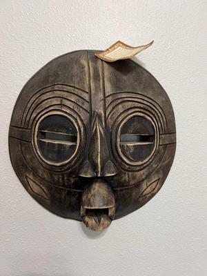GHANA Wood Carved Mask