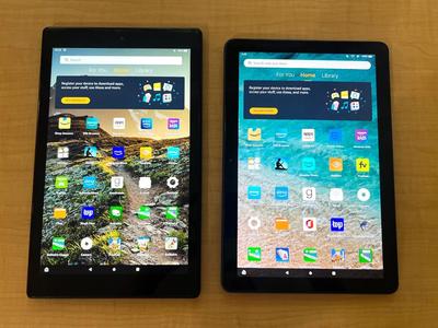 Pair of Amazon Fire HD 10 Tablets - 11th & 9th Generation