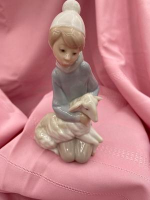 Lladro - Shepherd Boy, Angel, Angel with Harp