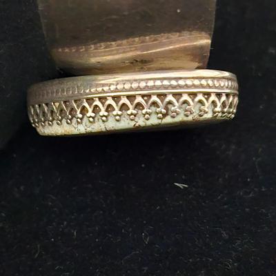 Wilson Padilla White Buffalo Mine Turquoise Cuff
