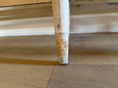 Antique Pine Single Board Bench (See Details)
