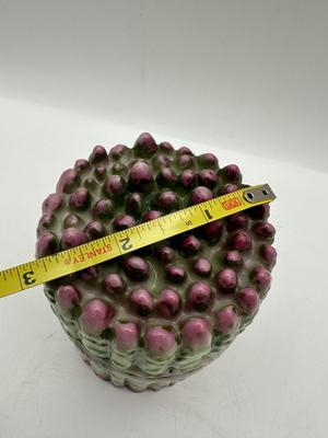 Vintage MIKASA Ceramic Covered Asparagus Jar Box
