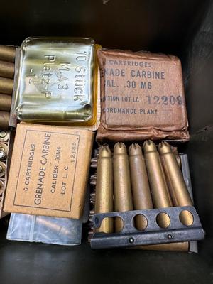 Ammo Box with Blank Grenade Carbines #140