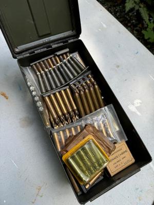 Ammo Box with Blank Grenade Carbines #140