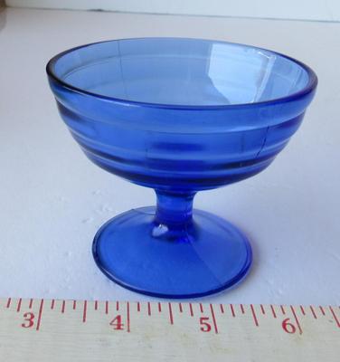 Misc Glassware Lot: Moderntone Sherbert, Salt Dip, Milk Glass, More