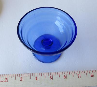 Misc Glassware Lot: Moderntone Sherbert, Salt Dip, Milk Glass, More