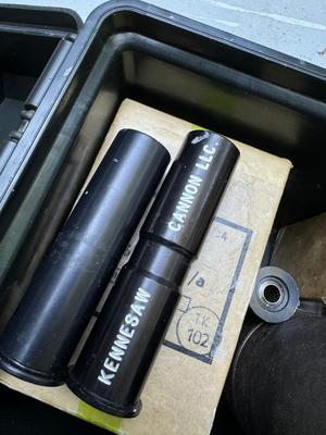Ammo Box with Czech Flares & Gun Parts #135