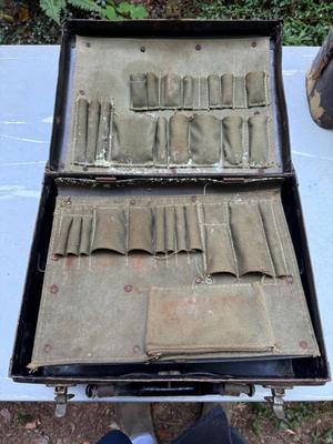 Vintage Bell System Military Brief Case #131