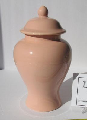 Large Heager Pottery Covered Urn Vase