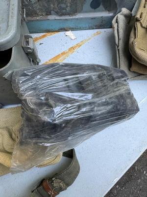 Vintage Militaria Lot of Bags, Binoculars and Boxes #126A